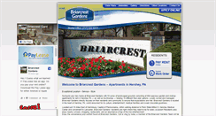 Desktop Screenshot of briarcrestgardens.com
