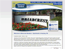 Tablet Screenshot of briarcrestgardens.com